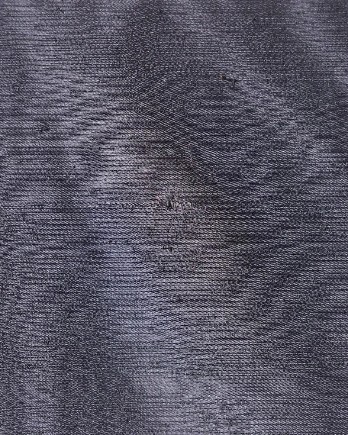 Dark textured haori with a pale striped lining — view 6