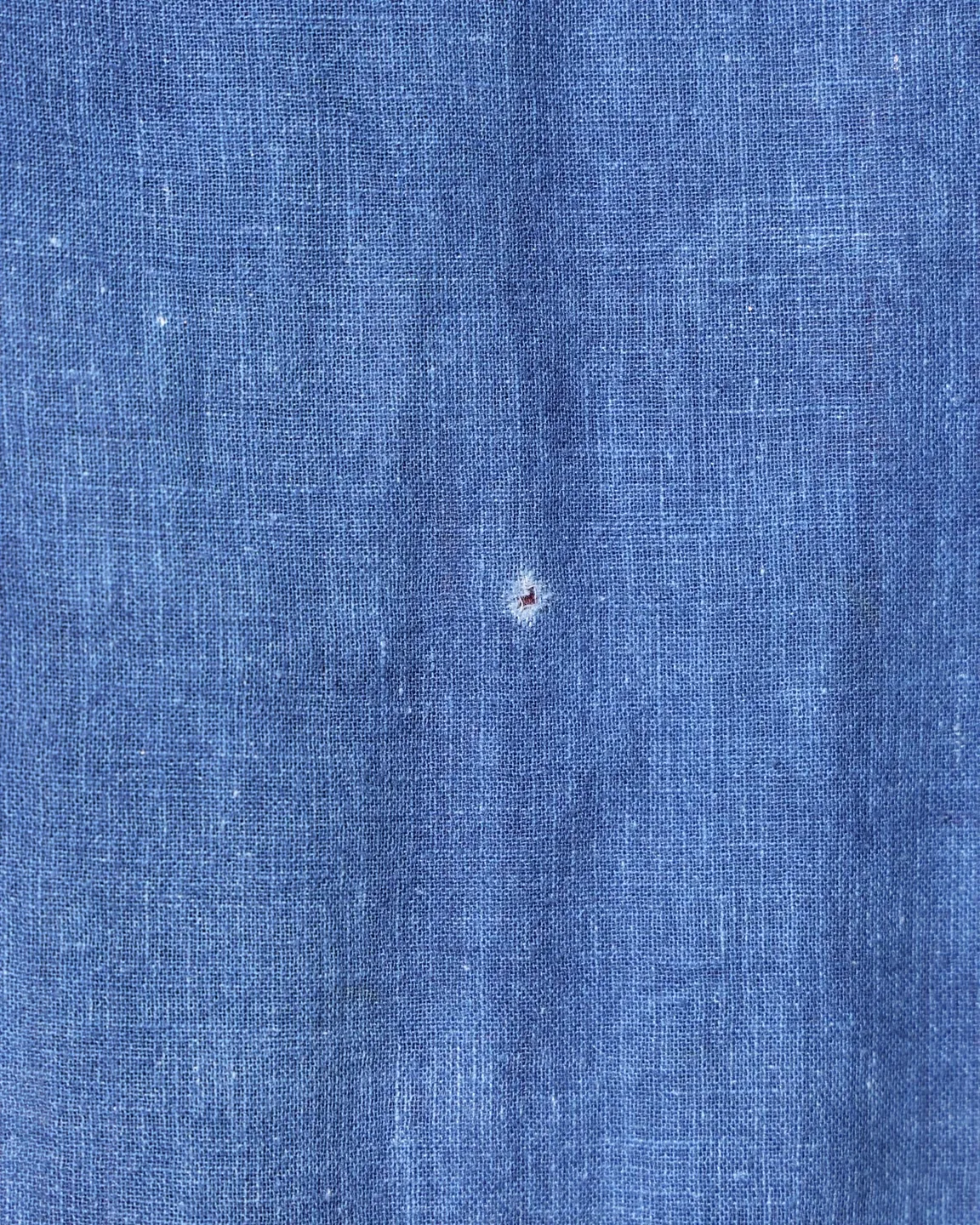Indigo farmer’s vest with a striped interior — view 4