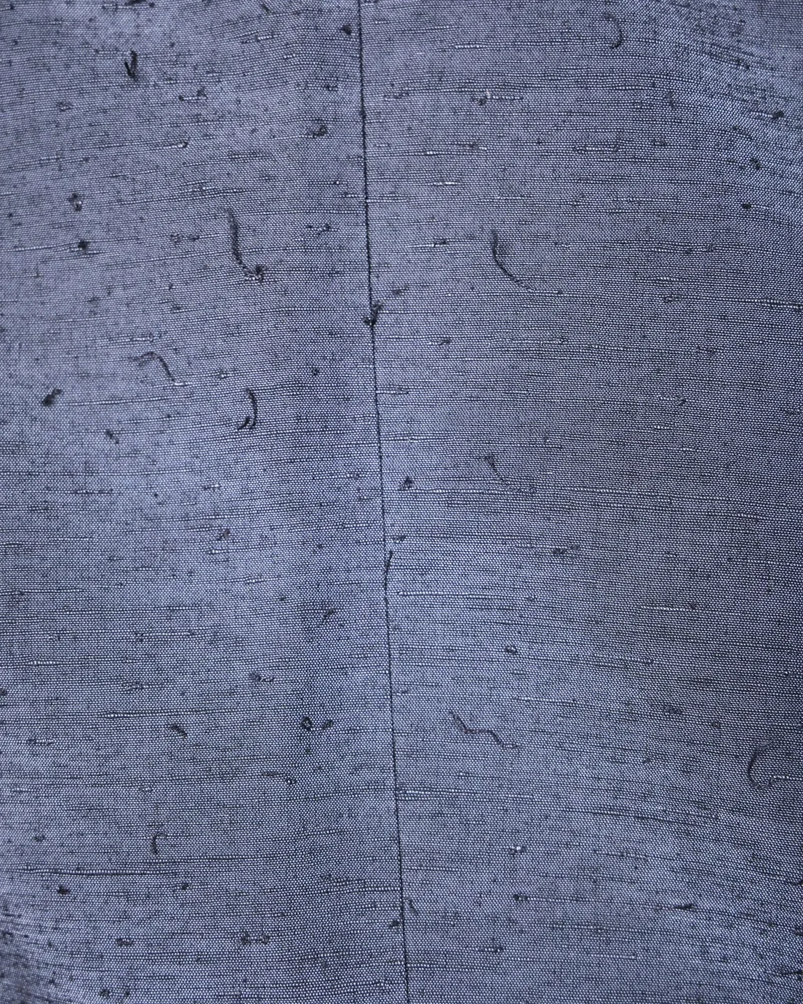 Grey-blue haori with a mountain landscape lining — view 2