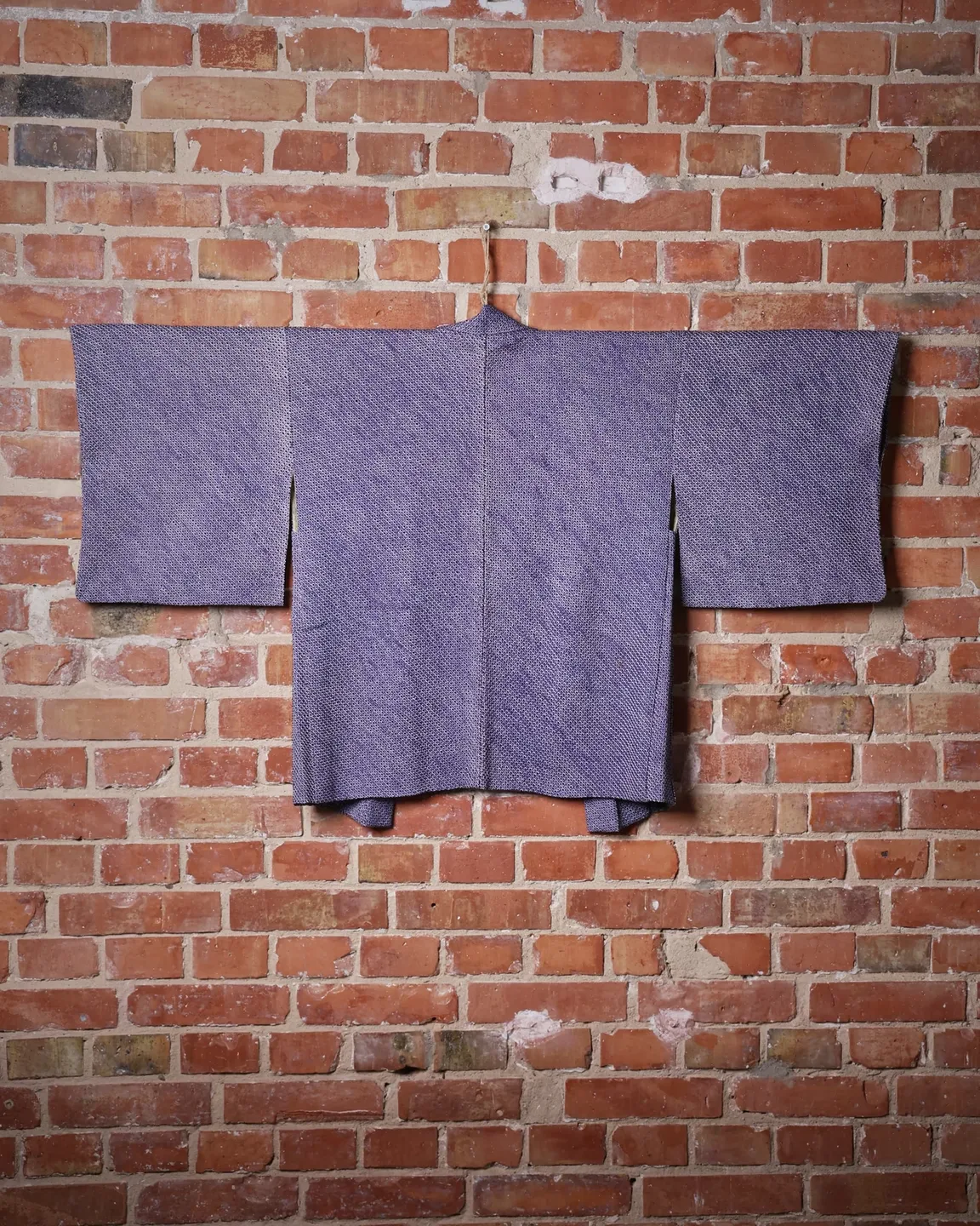 Lilac shibori haori — view 4