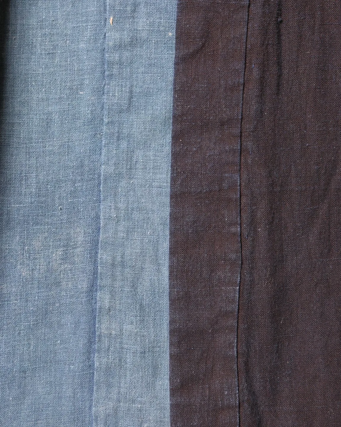 Indigo hanten with blue inner panels — view 4