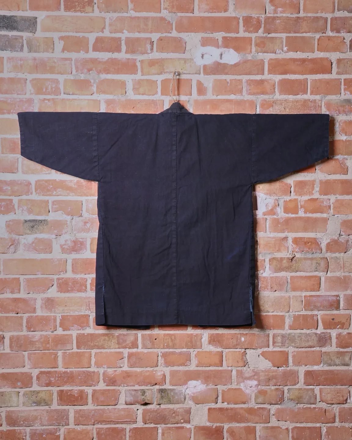 Indigo hanten with blue inner panels — view 5