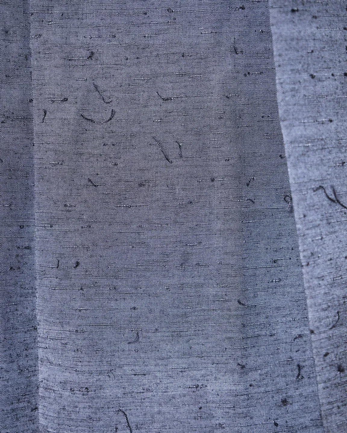 Grey-blue haori with a mountain landscape lining — view 3